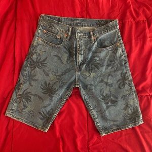 Levi’s 502 Men’s Palm Tree Shorts Size 31